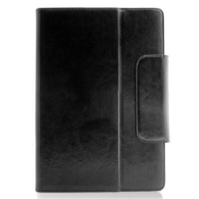 Universal 8" Leather Tablet Case - TEXT Debossed Thumbnail