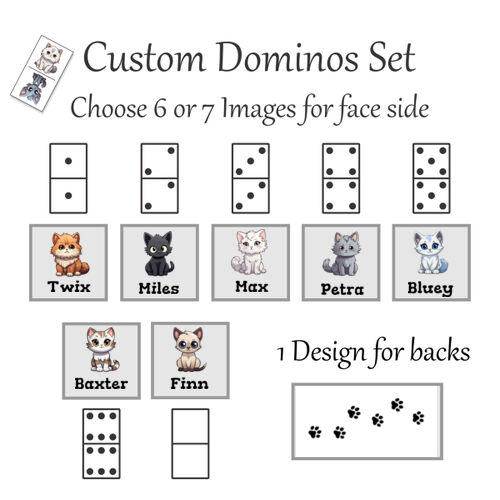 Photo Dominoes with Names/Text Thumbnail