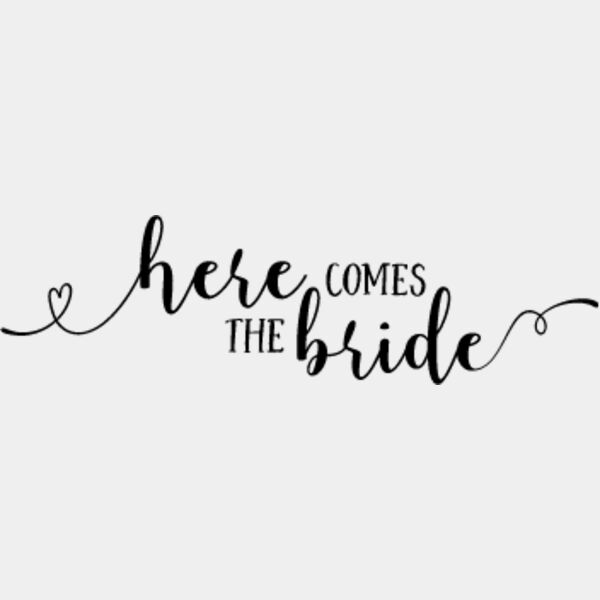 Here comes the Bride SVG Thumbnail