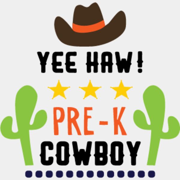 Yee Haa Cowboy Pre K SVG Thumbnail