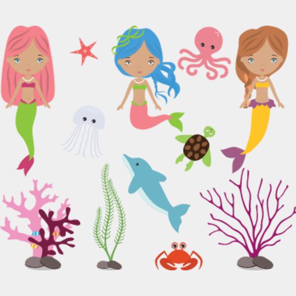 Mermaids SVG Thumbnail