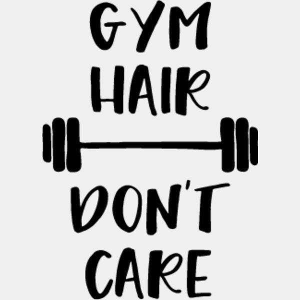 Gym Hair Dont Care SVG Thumbnail