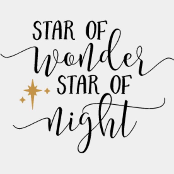 Star of Wonder Star of Night SVG Thumbnail