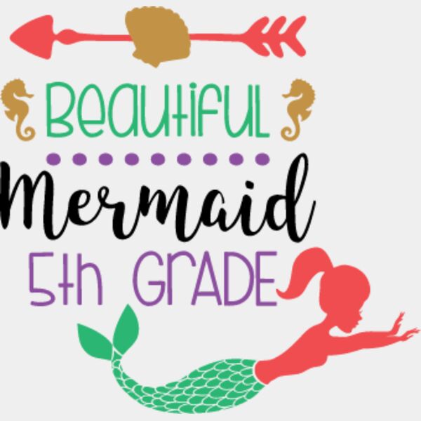 Beautiful Mermaid 5th Grade SVG Thumbnail