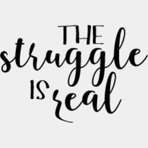 The struggle is Real SVG Thumbnail