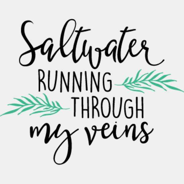Saltwater Running Through my Veins SVG Thumbnail