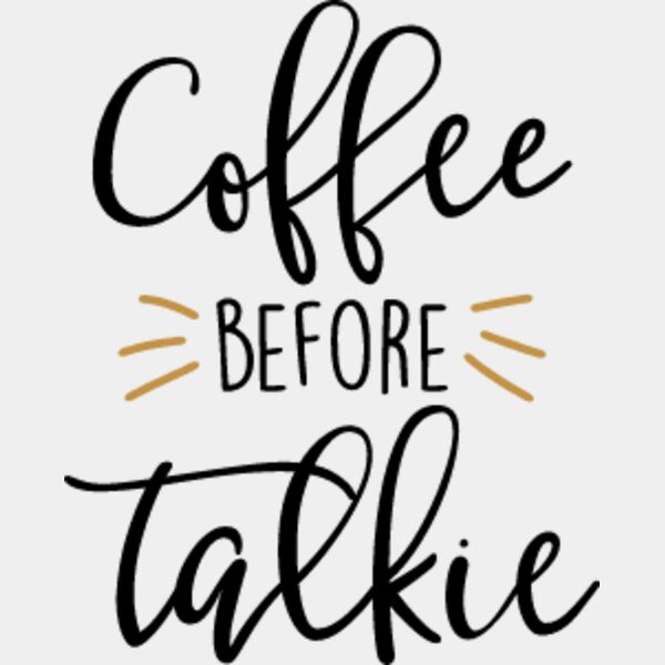 Coffee Before Talkie SVG Thumbnail