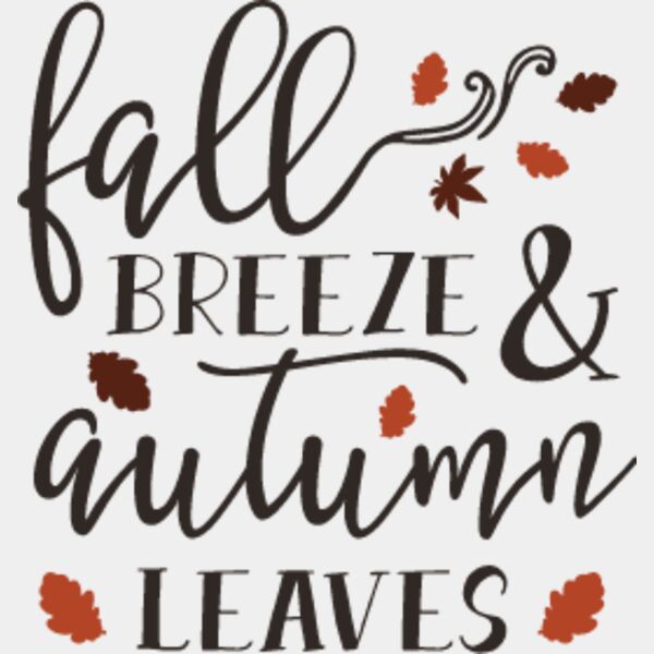 Fall Breeze and Autumn Leaves SVG Thumbnail