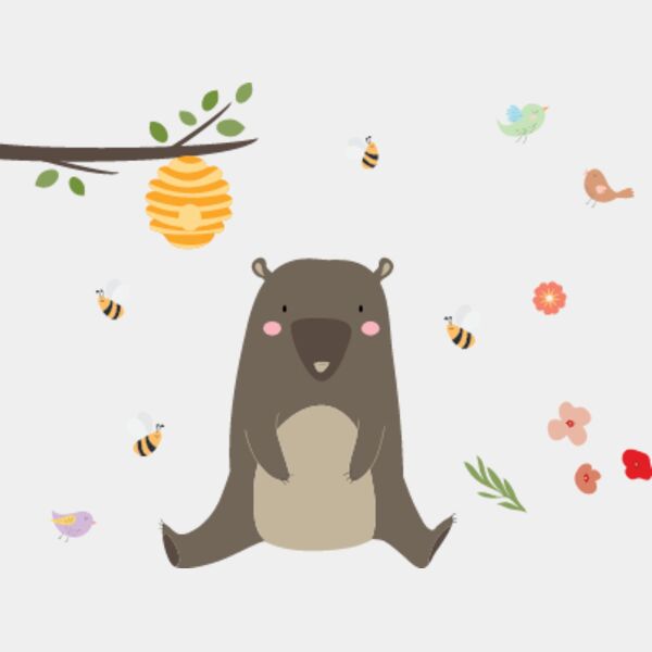 Honey Bear SVG Thumbnail
