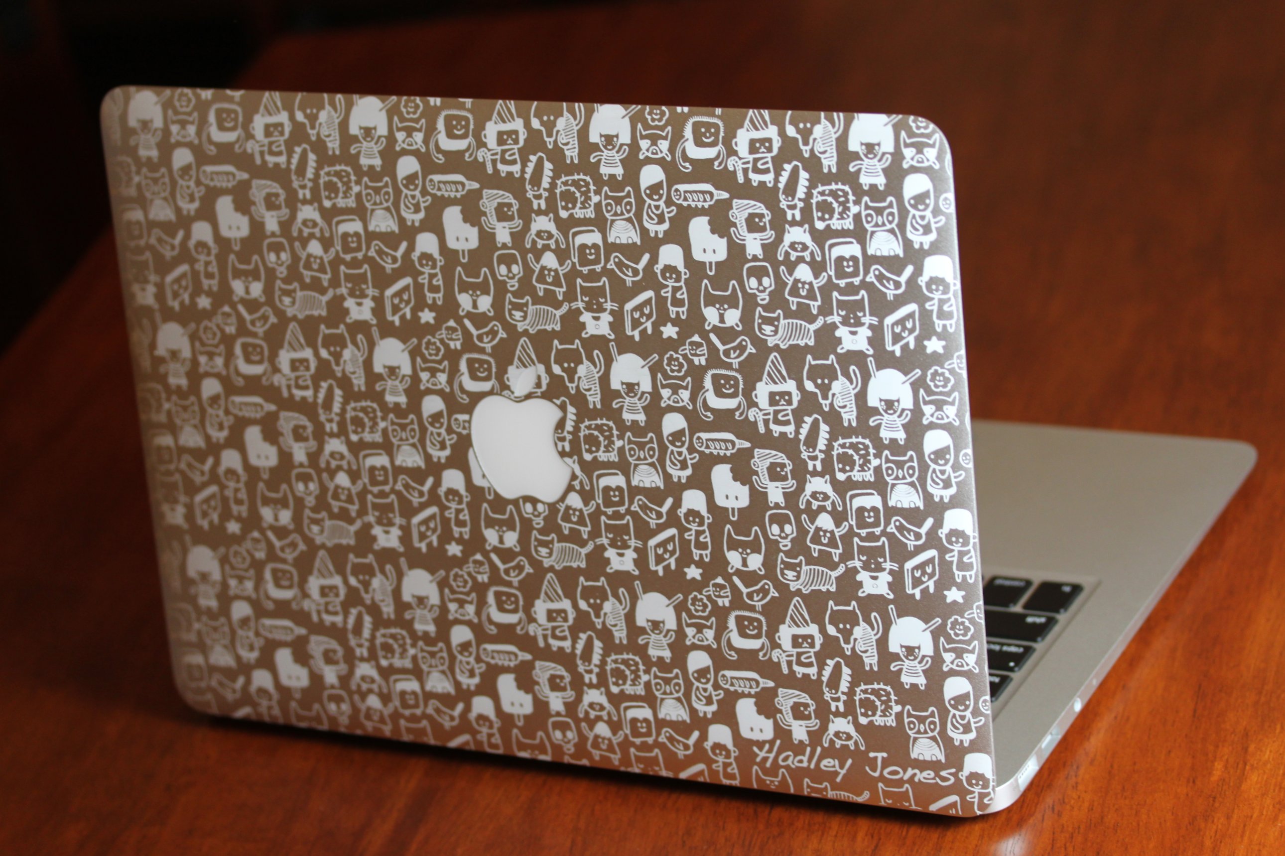 Engraved MacBook Air In A Flash Laser